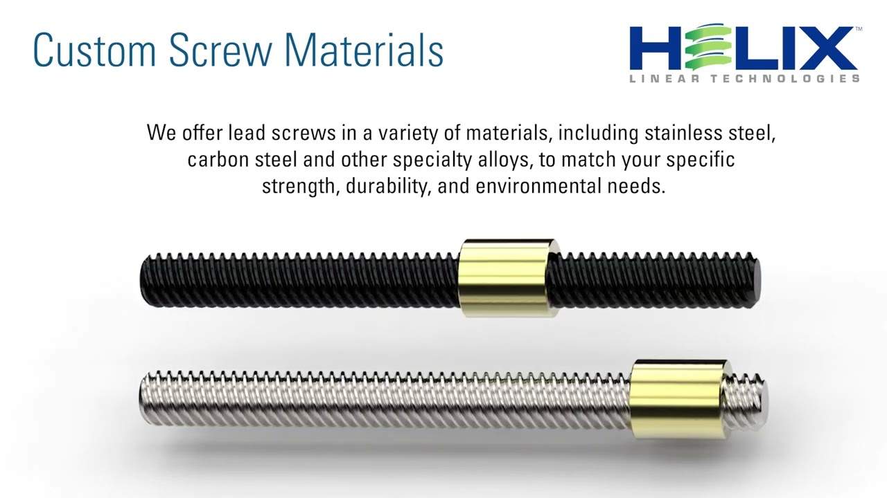 Custom Lead Screws and Acme Screws